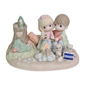 Precious Moments 141047 Your Warm My Heart Porcelain Figurine Signed Rare